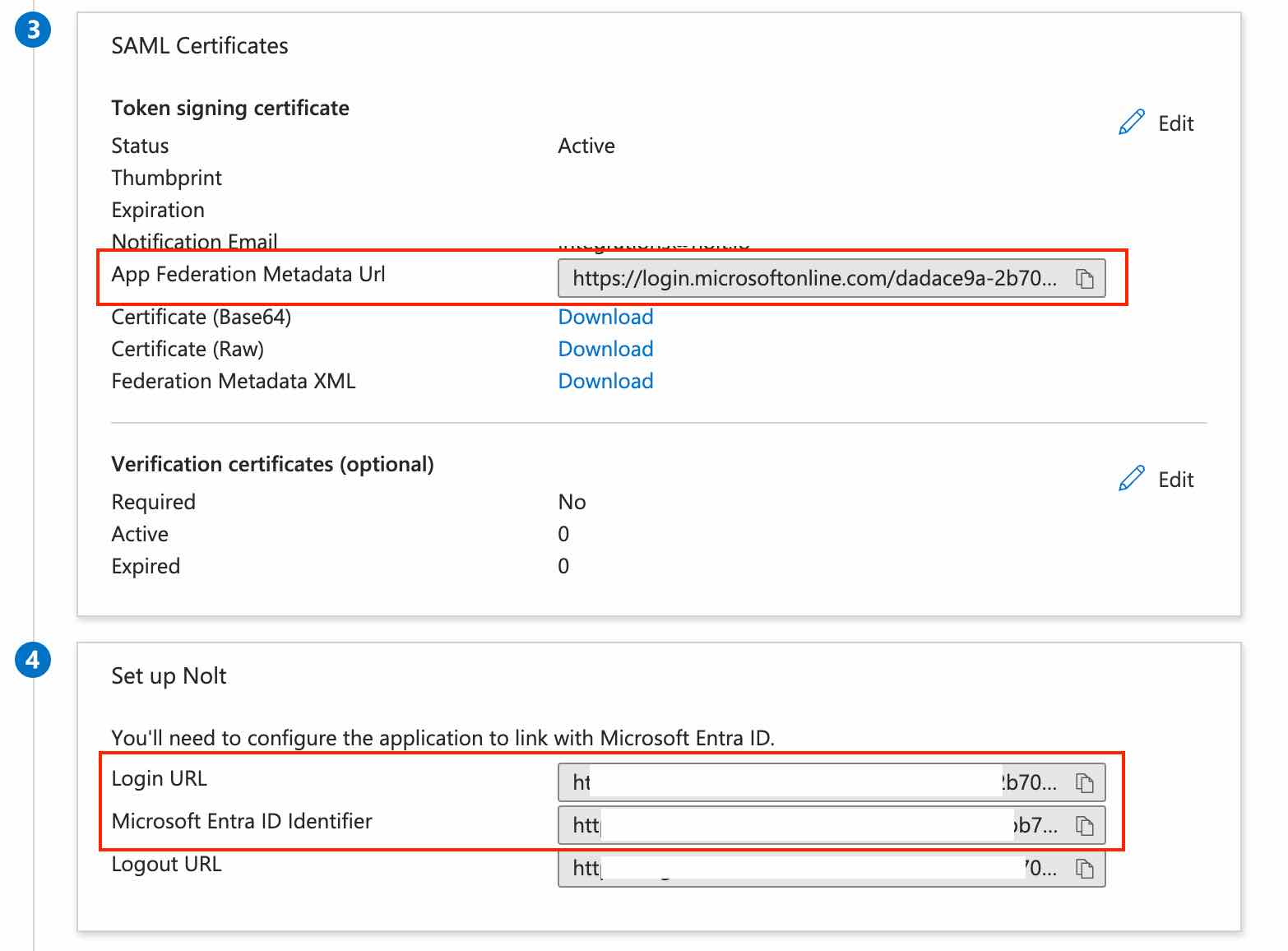 Microsoft Entra ID SAML Identity Provider Data