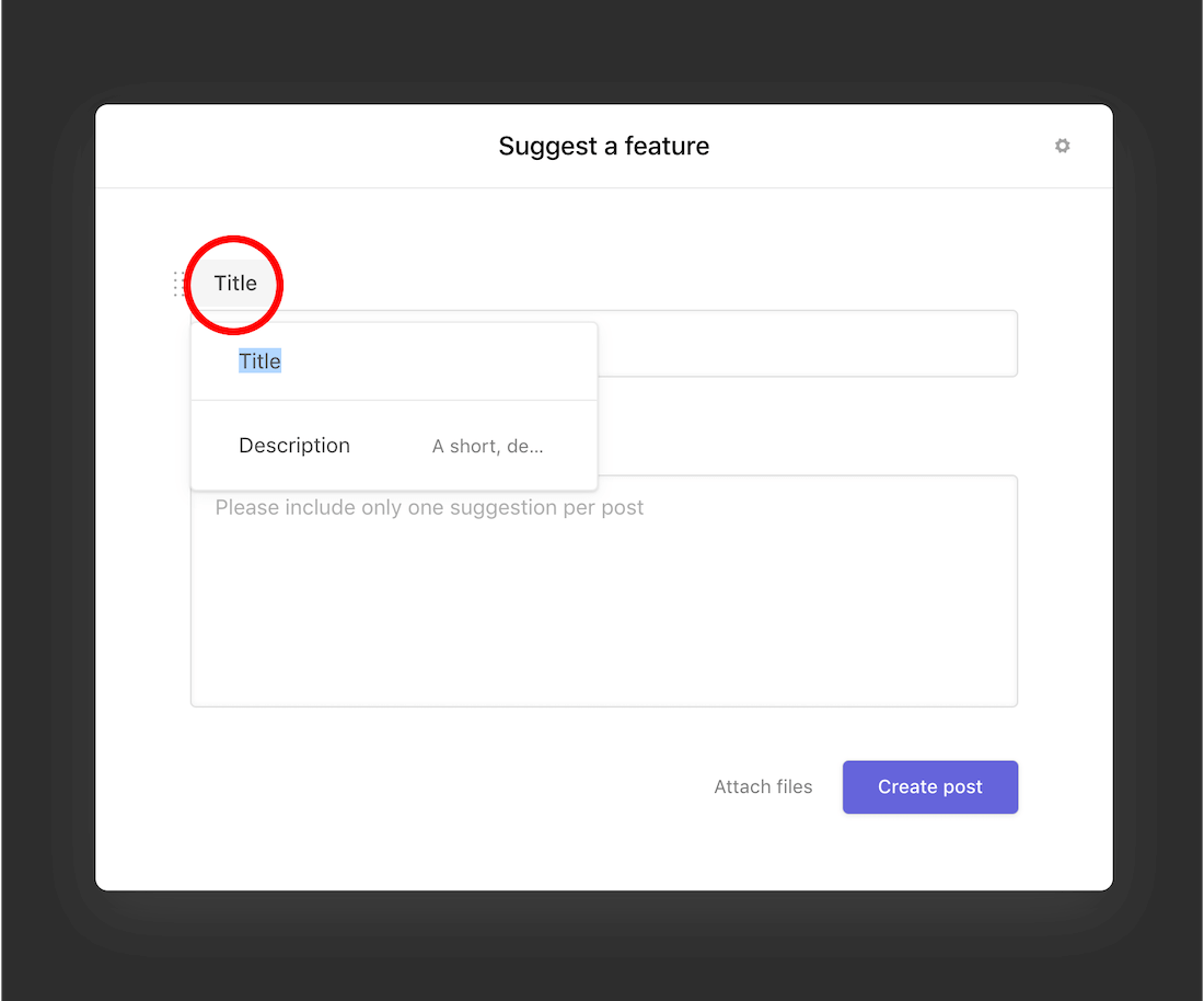 Customizing the system fields